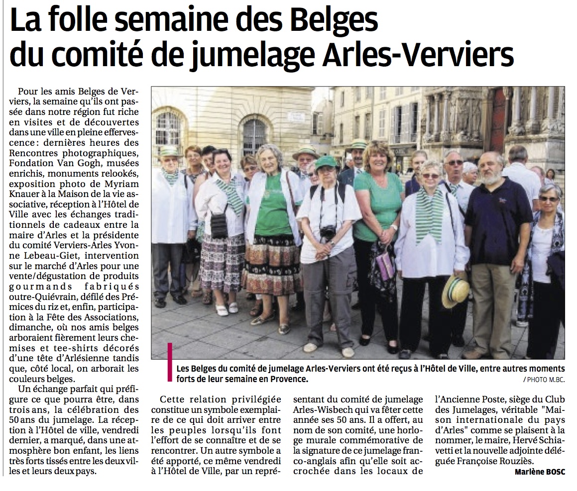 La Provence du 26 septembre 2014