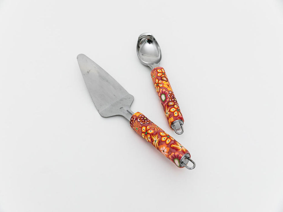 תמונה ממוזערת: סט כף לעוגה וכף לגלידה