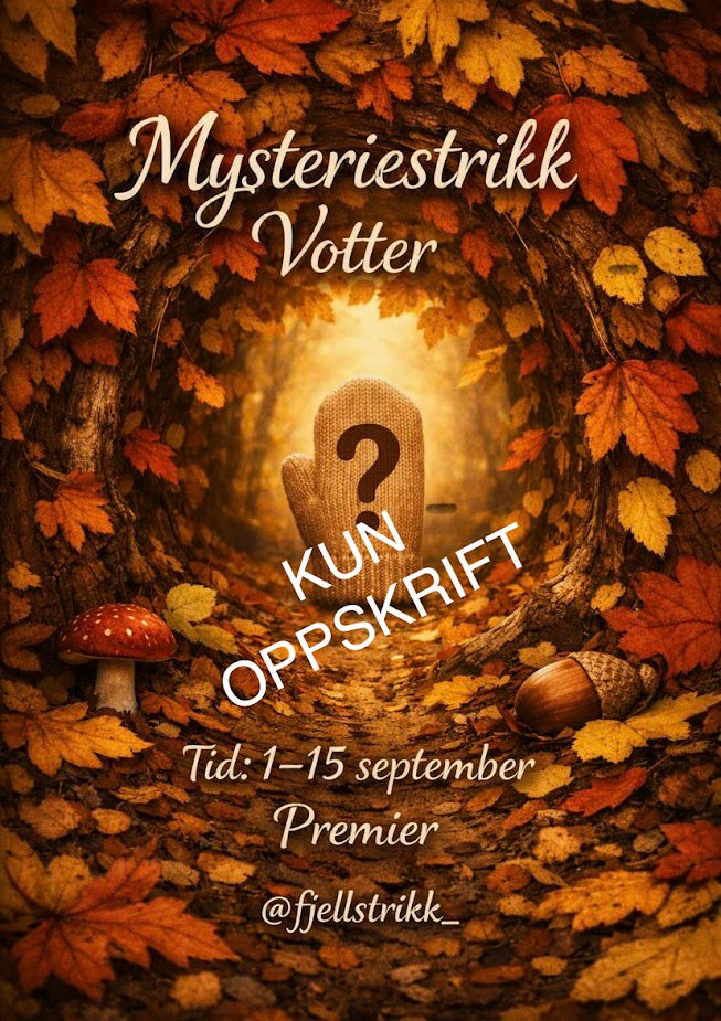 Mysteriestrikk 26 oppskrift