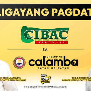 Maligayang Pagdating CIBAC Partylist.png