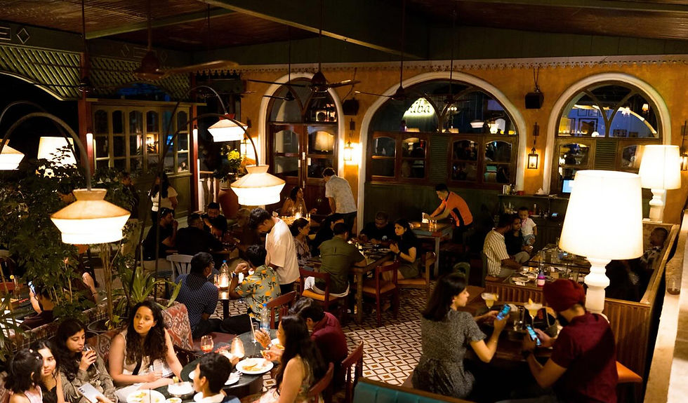 Dining Ambiance at Cohiba - Night Club in Candolim, Goa