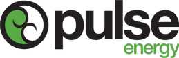 Pulse Energy logo, green spiral