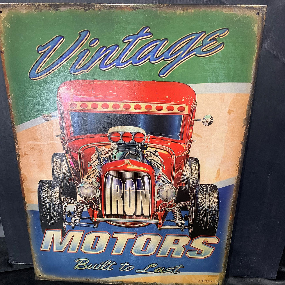 Vintage Metal Sign