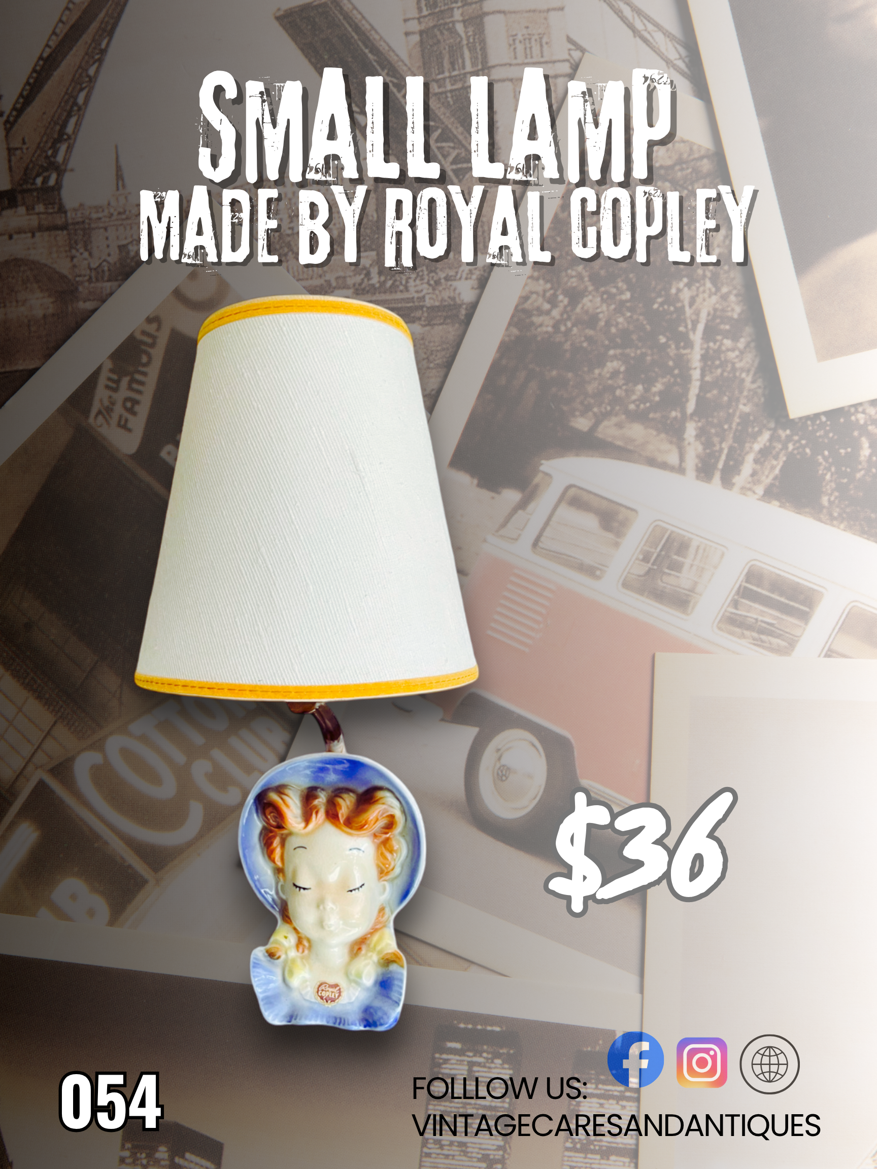 Small lamp by Royal Copley