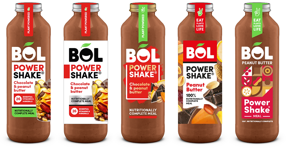 BOL PowerShakes New Packaging Design Exploration