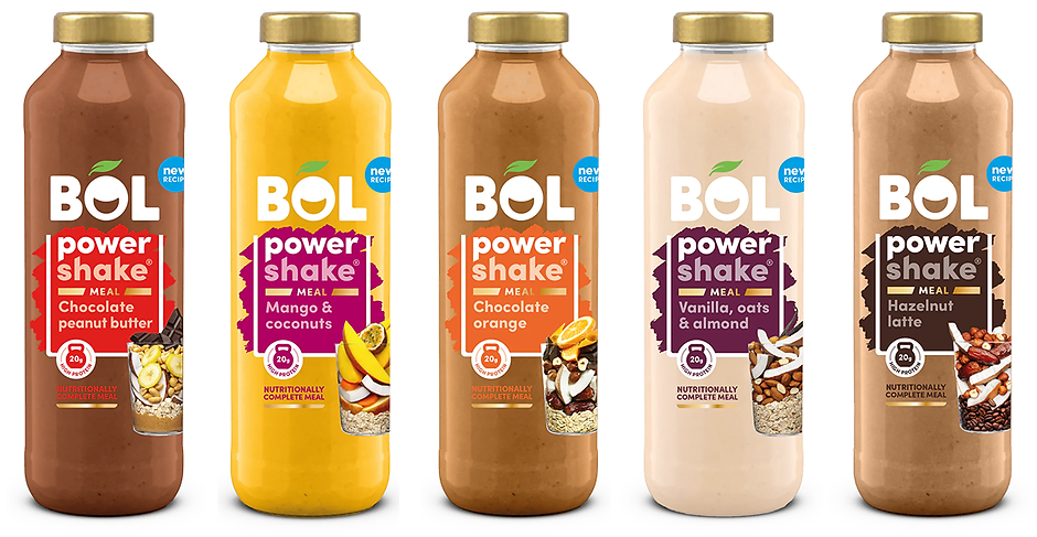 BOL PowerShakes New Packaging Design