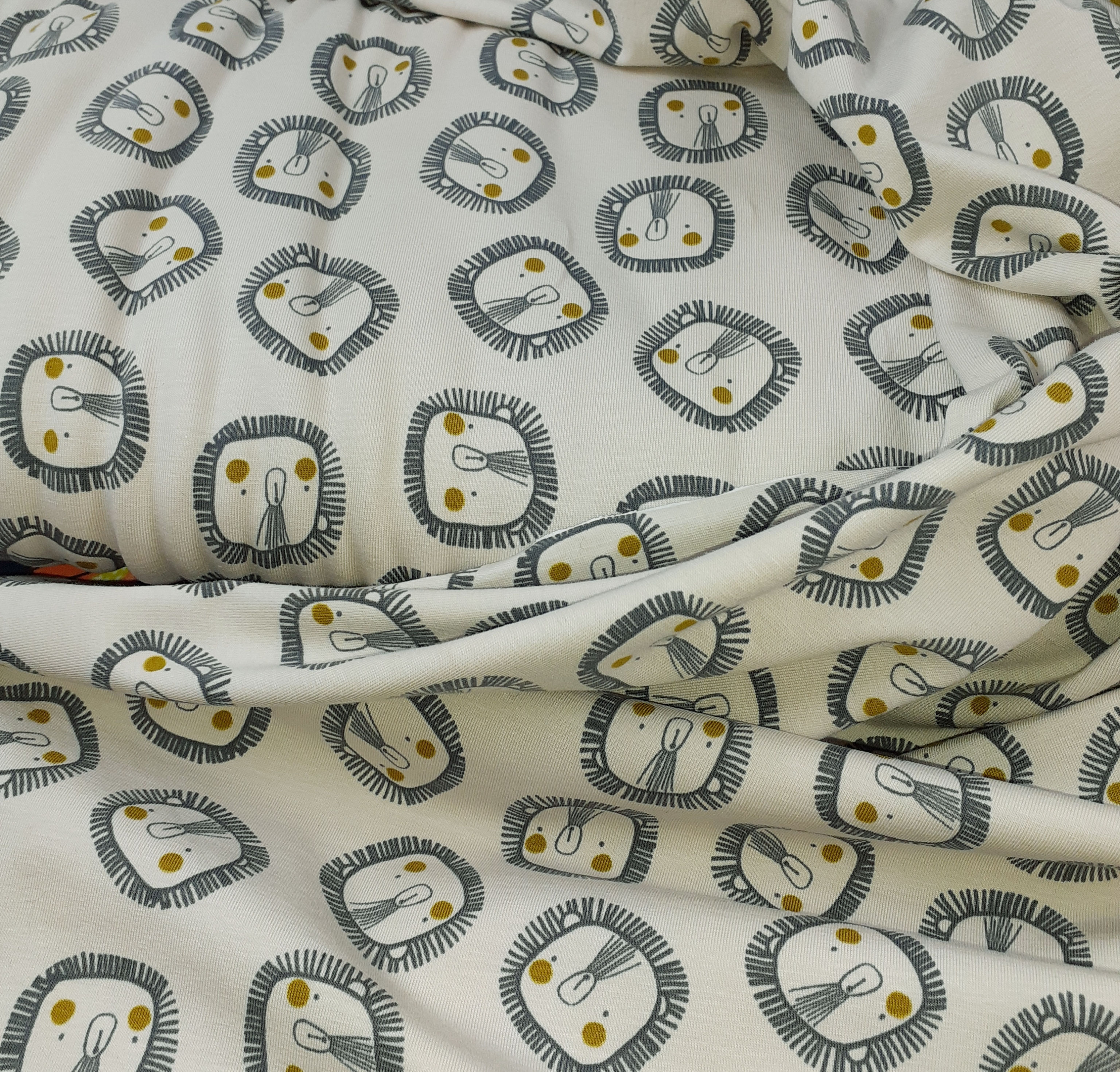 Baumwoll-Jersey Lion