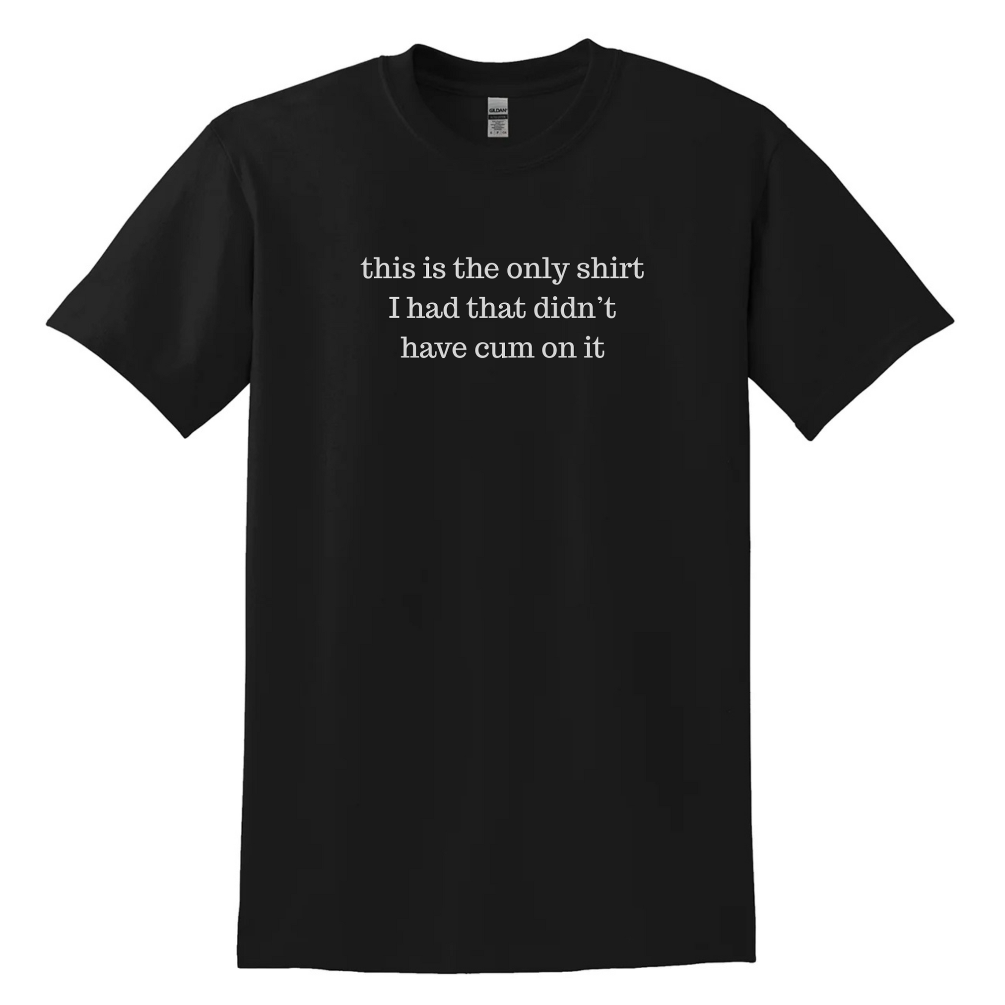 Only Shirt without Cum on It