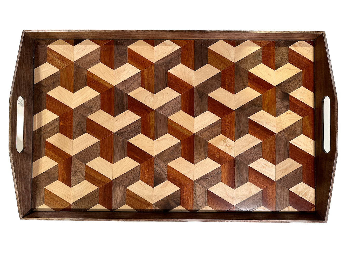 Walnut Mosaic Tray