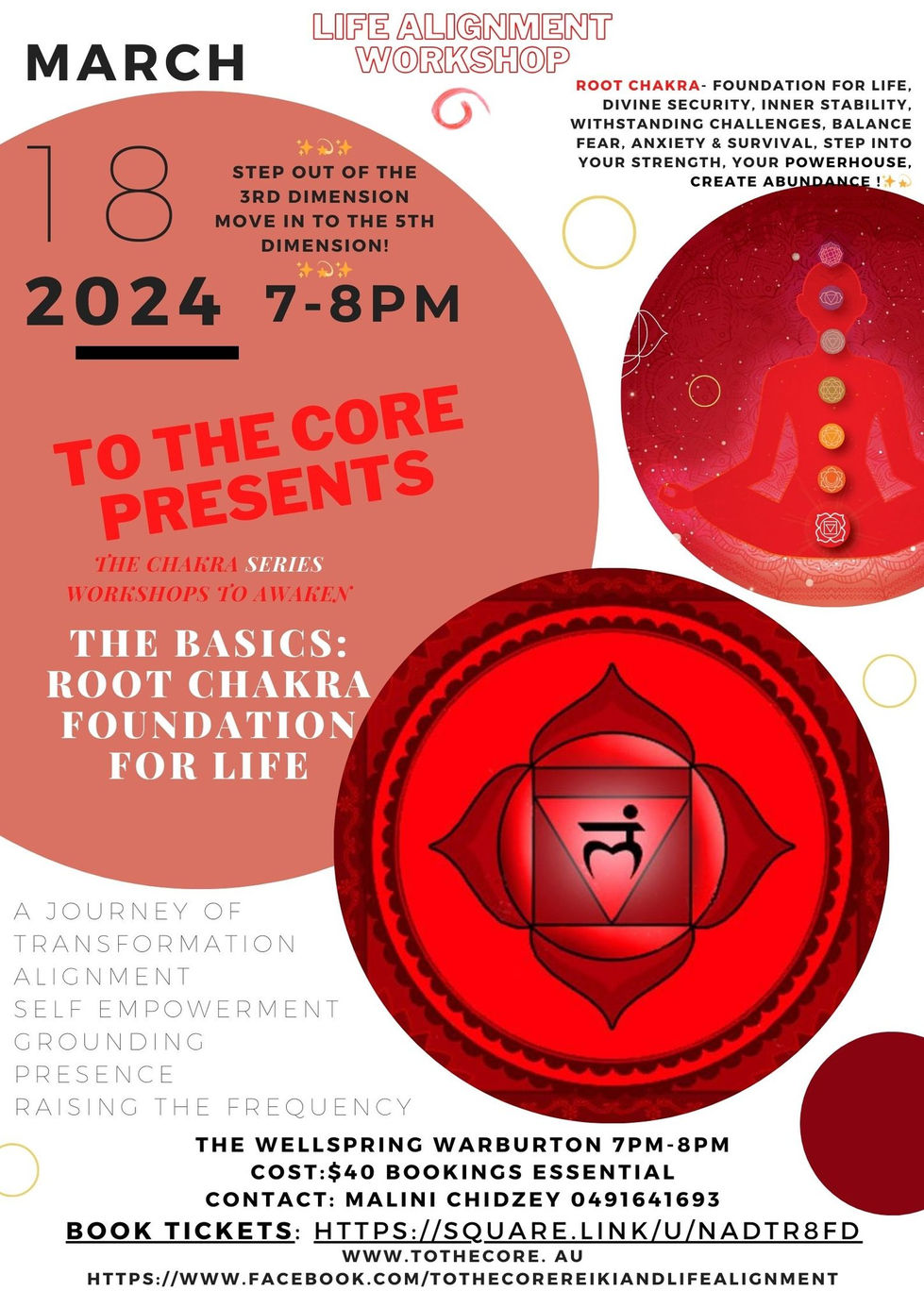 Root chakra workshop