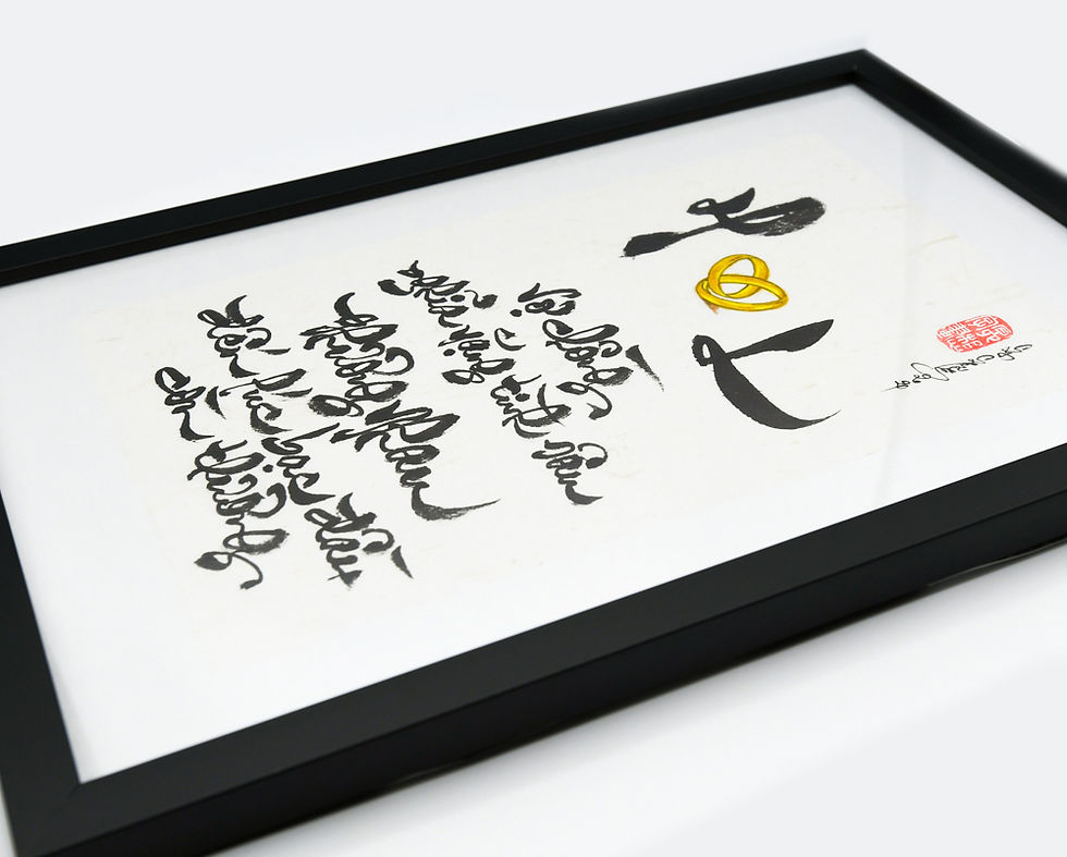 Thumbnail: Vietnamese Calligraphy - Thu Phap Viet - Wedding Gift 11x17"