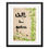 Thumbnail: Walk in peace - Thich Nhat Hanh quote- Bamboo drawing -Antique paper