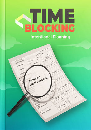 Time blocking weekly planner