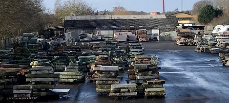 Dansteins materialer som indebærer sandsten