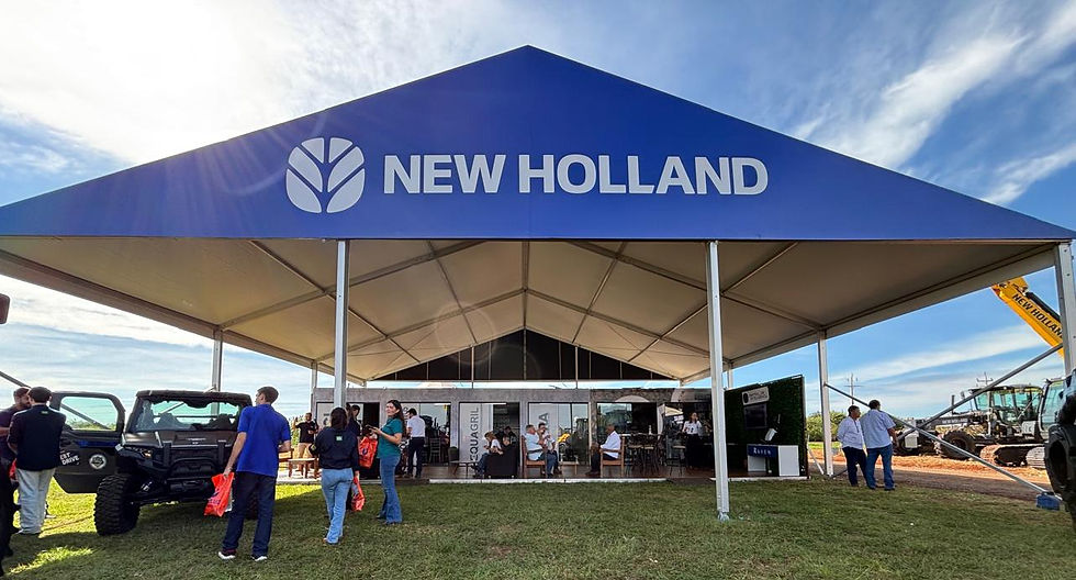 high angle view of eco-friendly event setup with modular containers