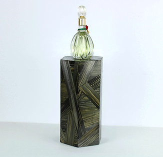 presentoir marqueterie de paille