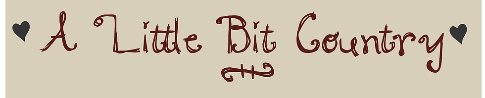 A Little Bit Country logo with hearts