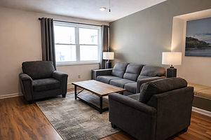 Living Room in Apartment Rental Munising MI