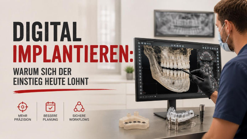 Mehr Präzision, bessere Planung und ein strukturierter Workflow – digitale Implantologie eröffnet neue Möglichkeiten für den Praxisalltag 