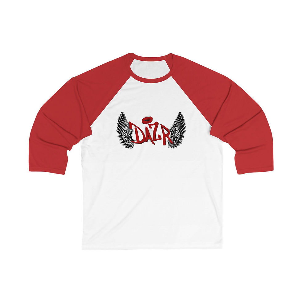 Thumbnail: DÅZR Unisex 3\4 Sleeve Baseball Tee