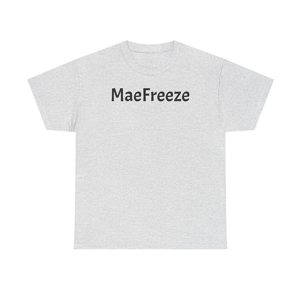 Thumbnail: Stylish Unisex Heavy Cotton Tee -MaeFreeze Design, Casual Wear, Everyday Comfort