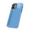Thumbnail: Tough Phone Case — Minimal Blue Matte with Vertical "MAEFREEZE" Text