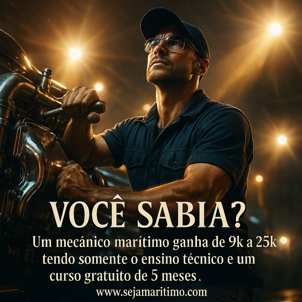 Ebook: Mecânico Marítimo - A rota definitiva para salários de até R$ 25.000.