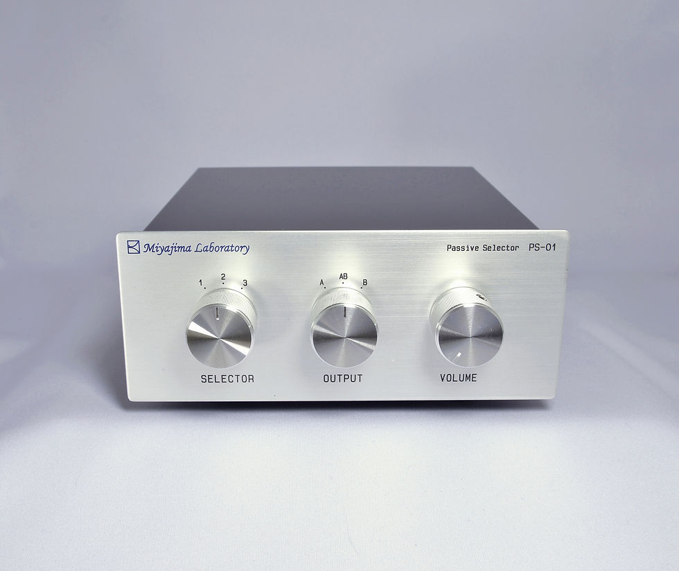 Miyajima Laboratory Passive Preamplifier Front