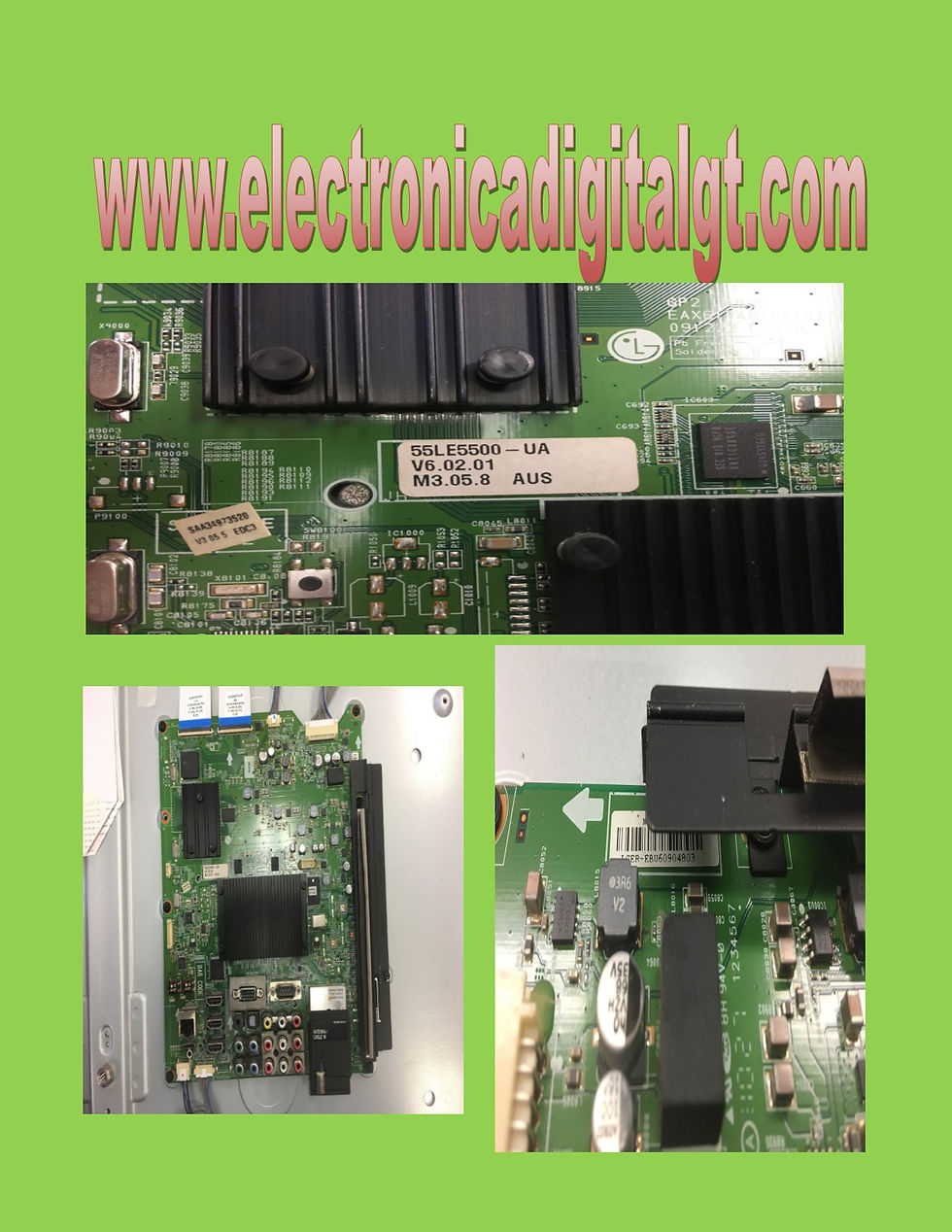 LG PCB MAIN BOARD 32LE5300-32LE5500