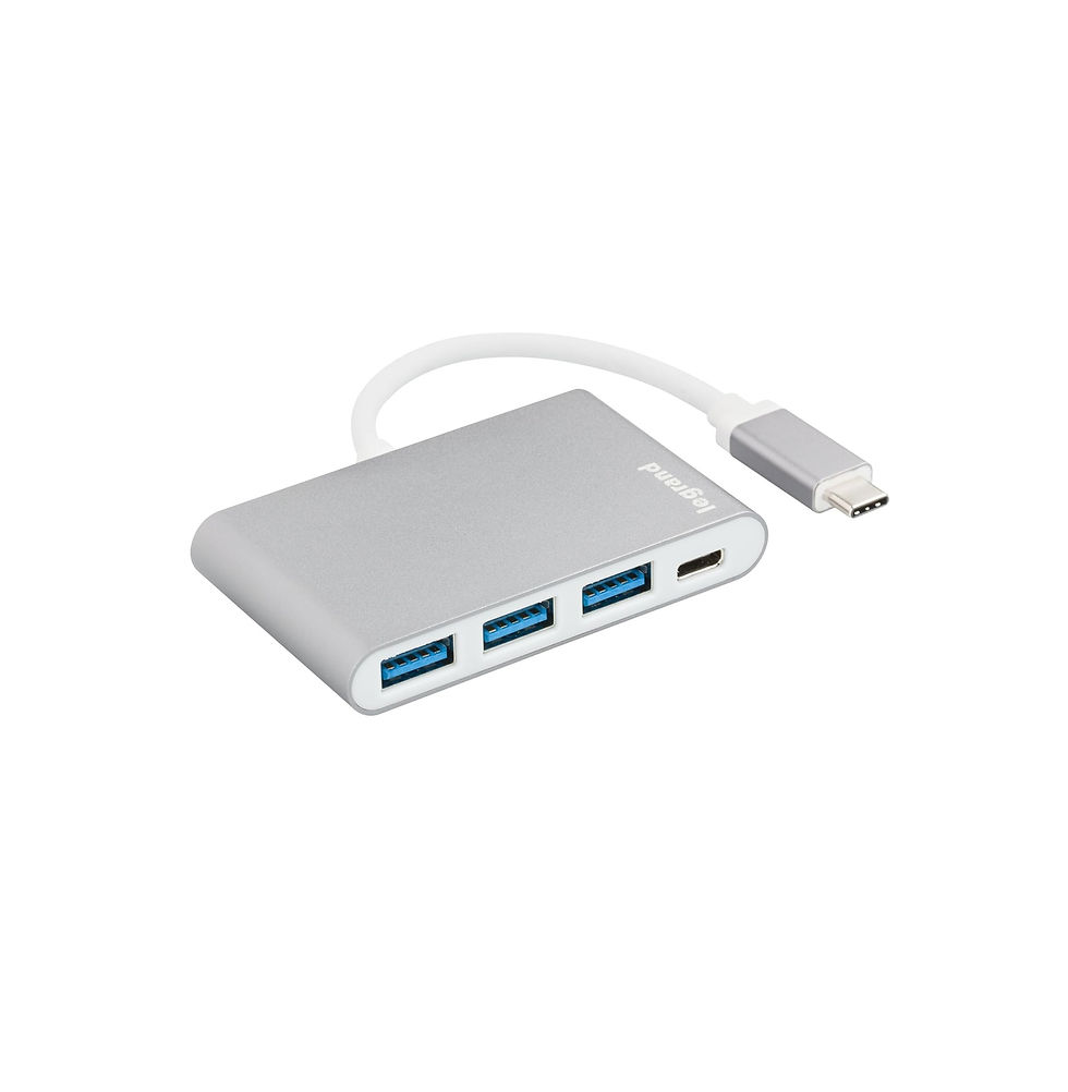 Miniature : LEGRAND Hub 3 ports USB Type-A + 1 port USB Type-C