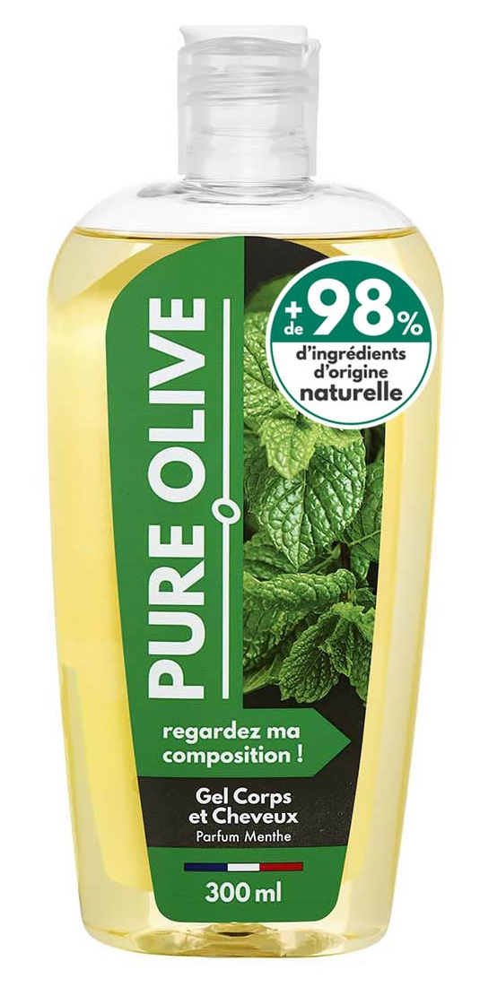 Gel Corps et Cheveux Parfum Menthe - 300 ml