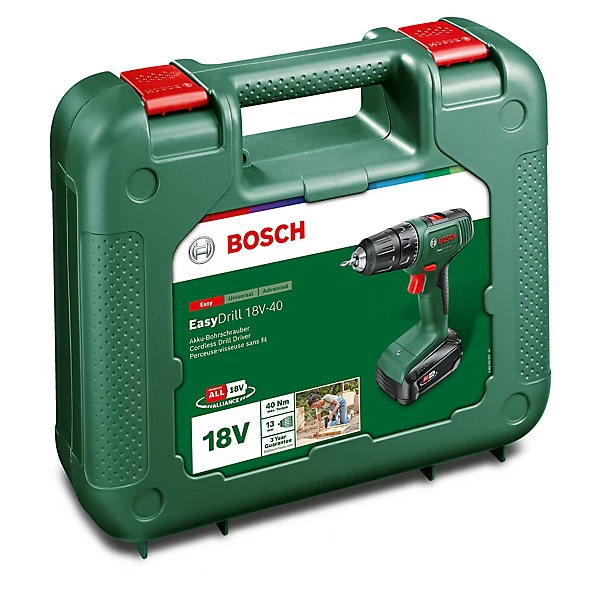 Thumbnail: Bosch EasyDrill 18V-40 avec SystemBox + 241 accessoires – Perceuse Visseuse