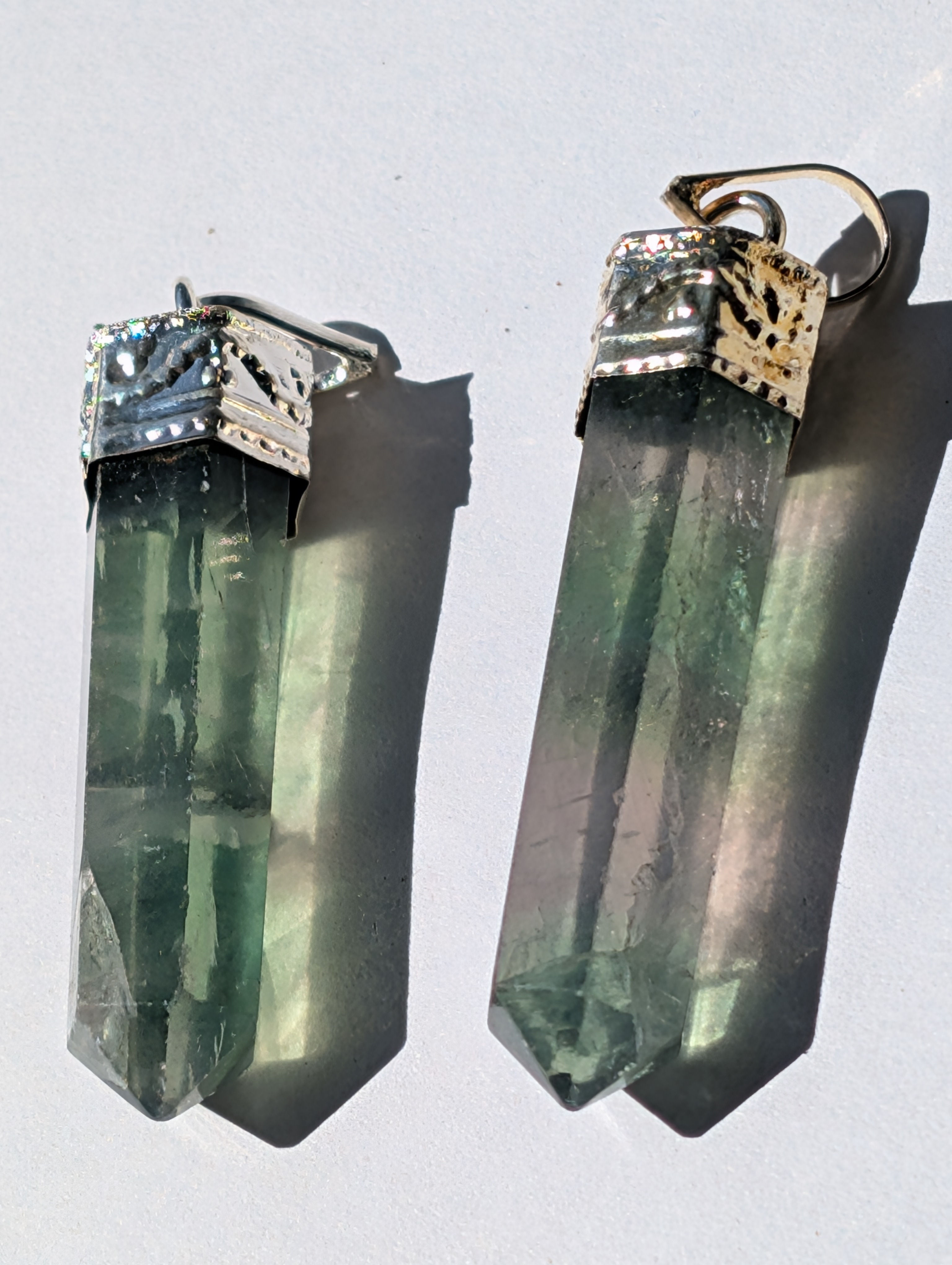 Green Fluorite Pendant