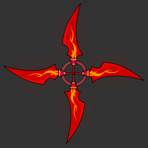 weapon Blazing Shuriken