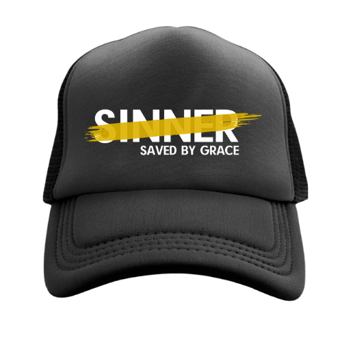 Thumbnail: Sinner. Saved By Grace. Hat + Tee Bundle– XO Apparel