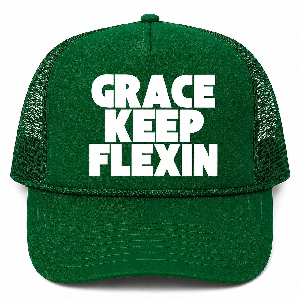 Thumbnail: The "Grace Keep Flexin" Trucker Hat