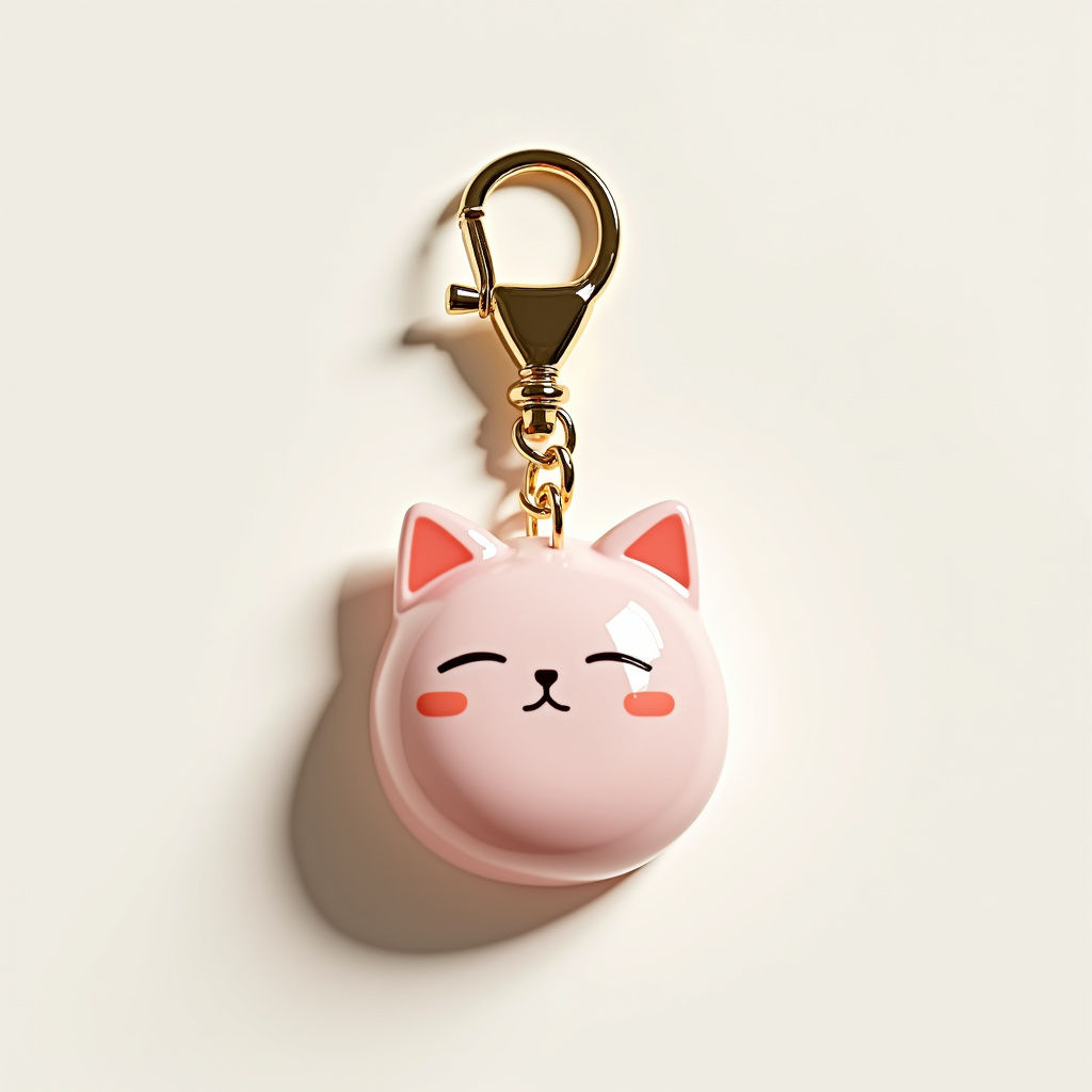 Dreamy Cat Keychain