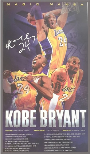 Kobe Bryant Framed Poster | Official Discounted