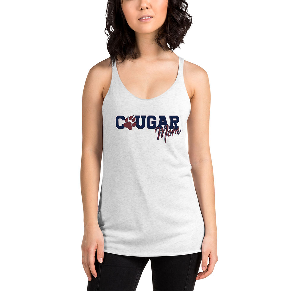Thumbnail: Women's Racerback Tank Cougar Mom