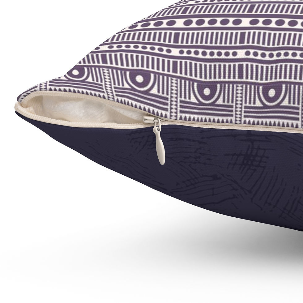 Thumbnail: "Black Culture Influences the World" Square Pillow in Modern Velvet