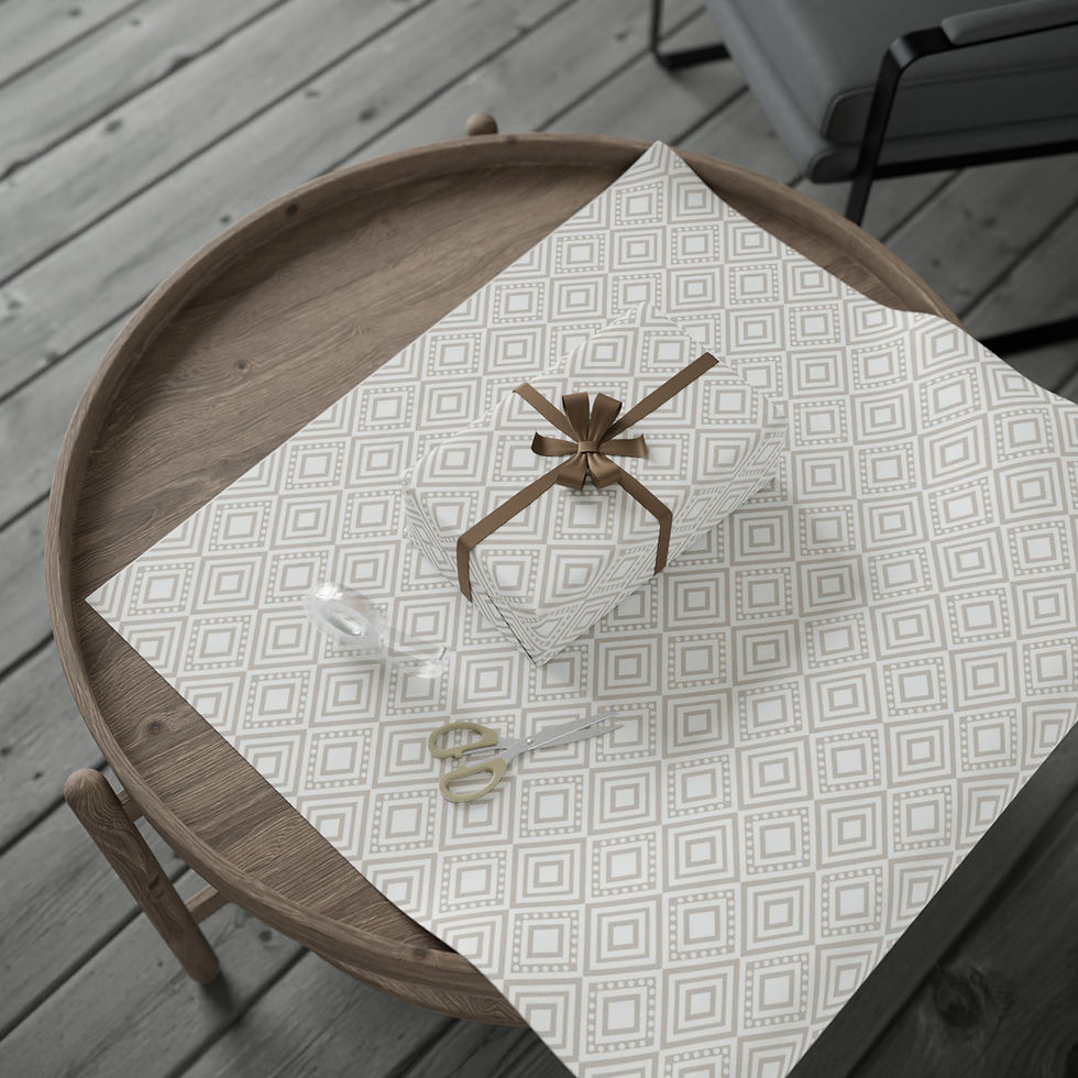 Thumbnail: Farai Wrapping Paper in Fog