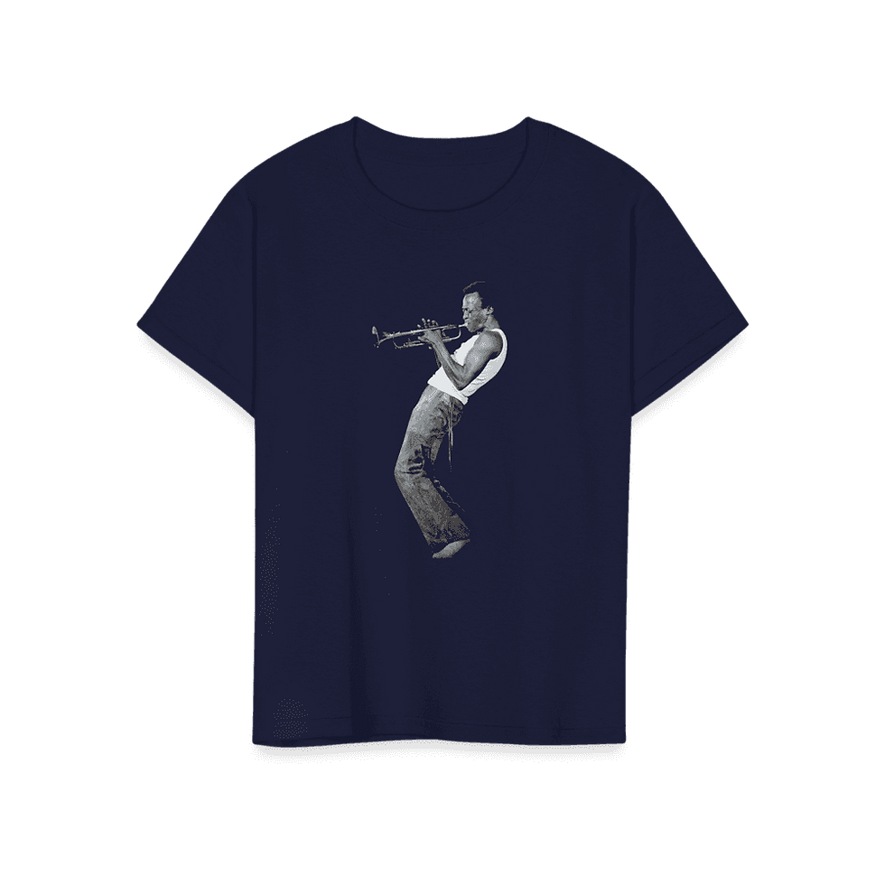 Thumbnail: Miles Davis Playing His Trumpet Artwork T-Shirt