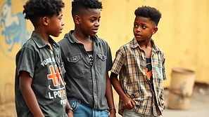 Young boy participating in a health coaching session focused on leadership and personal development
