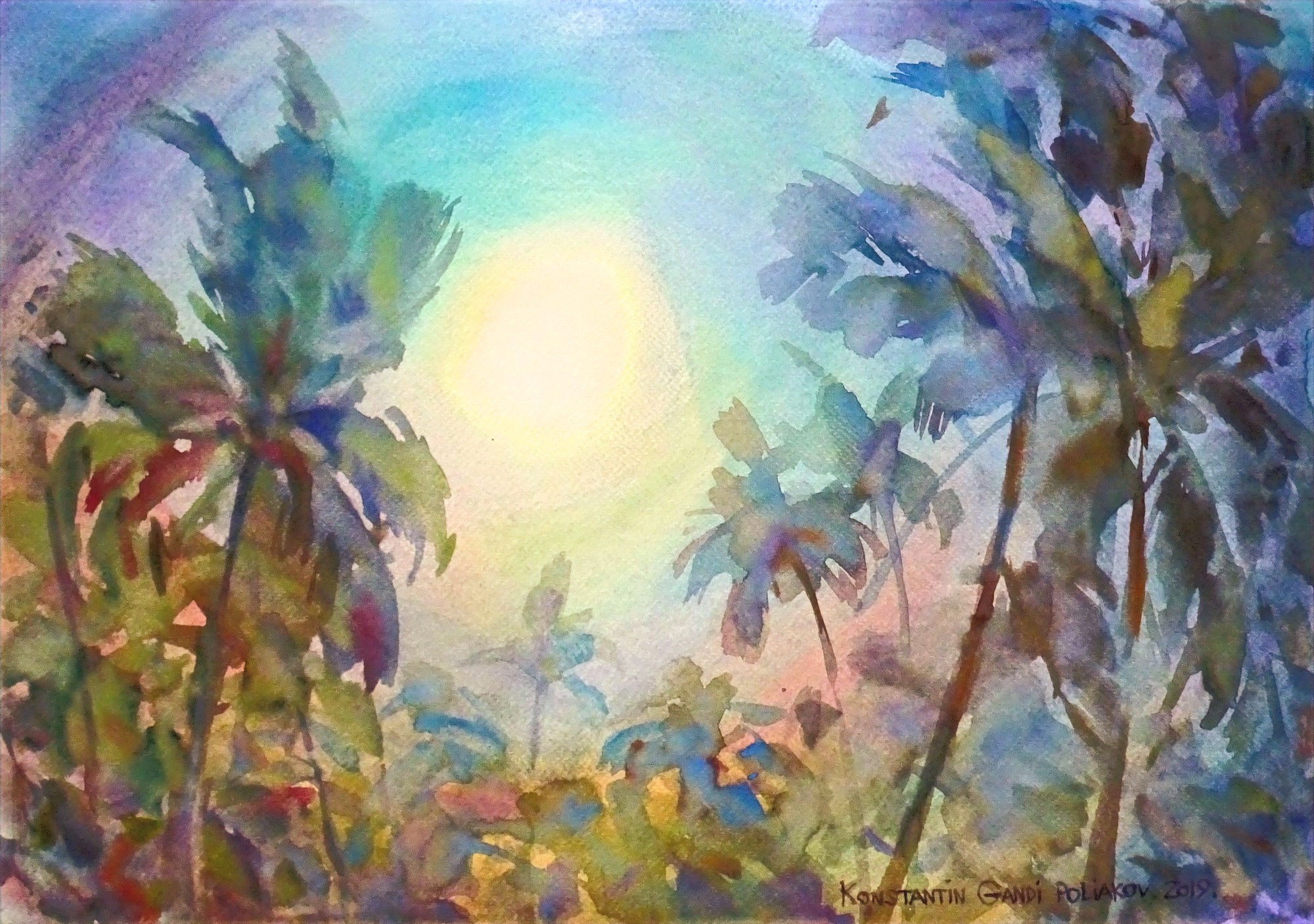 Телевизор мистера Ганапати, Художник К. Поляков (Ганди), В ЧАСТНОЙ КОЛЛЕКЦИИ