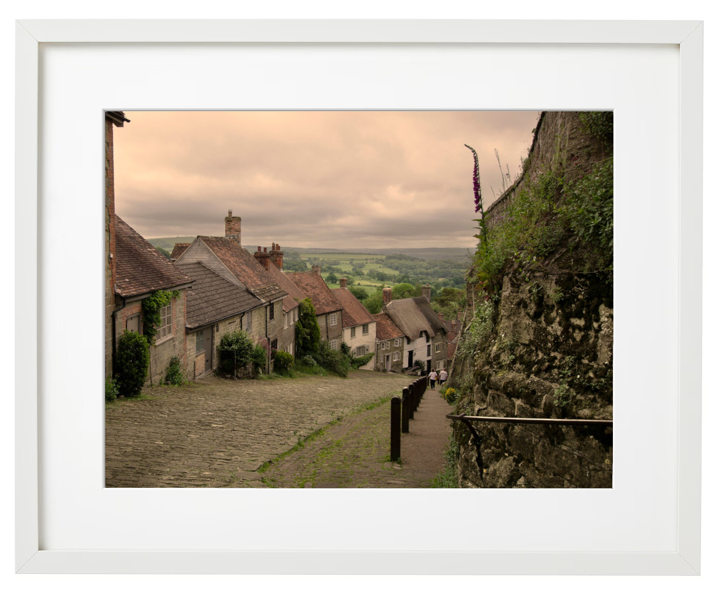 Gold Hill (Hovis Hill) - Framed Print