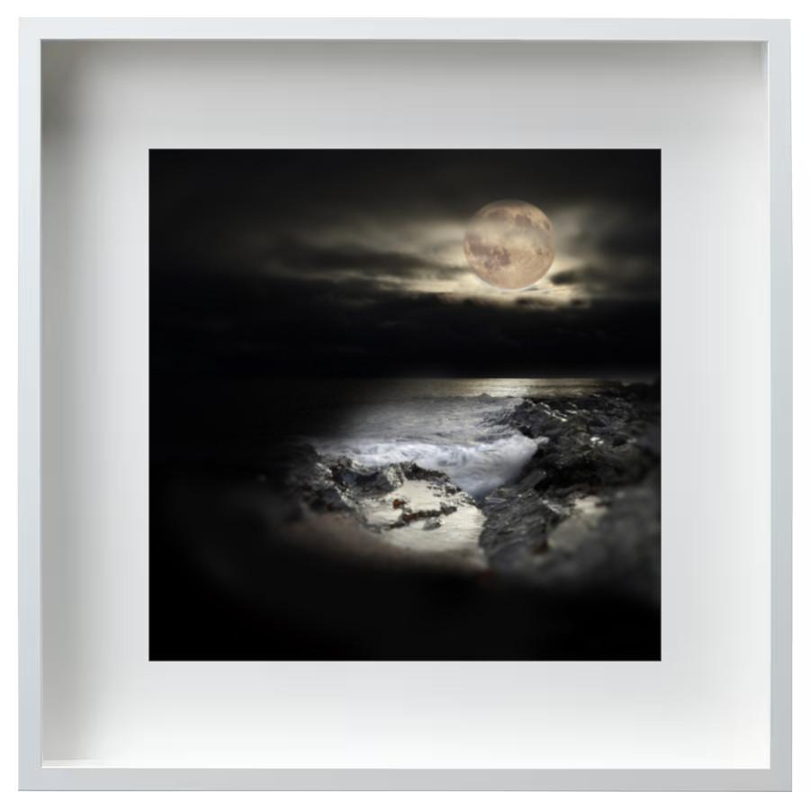 New Moon on Monday - Framed Print