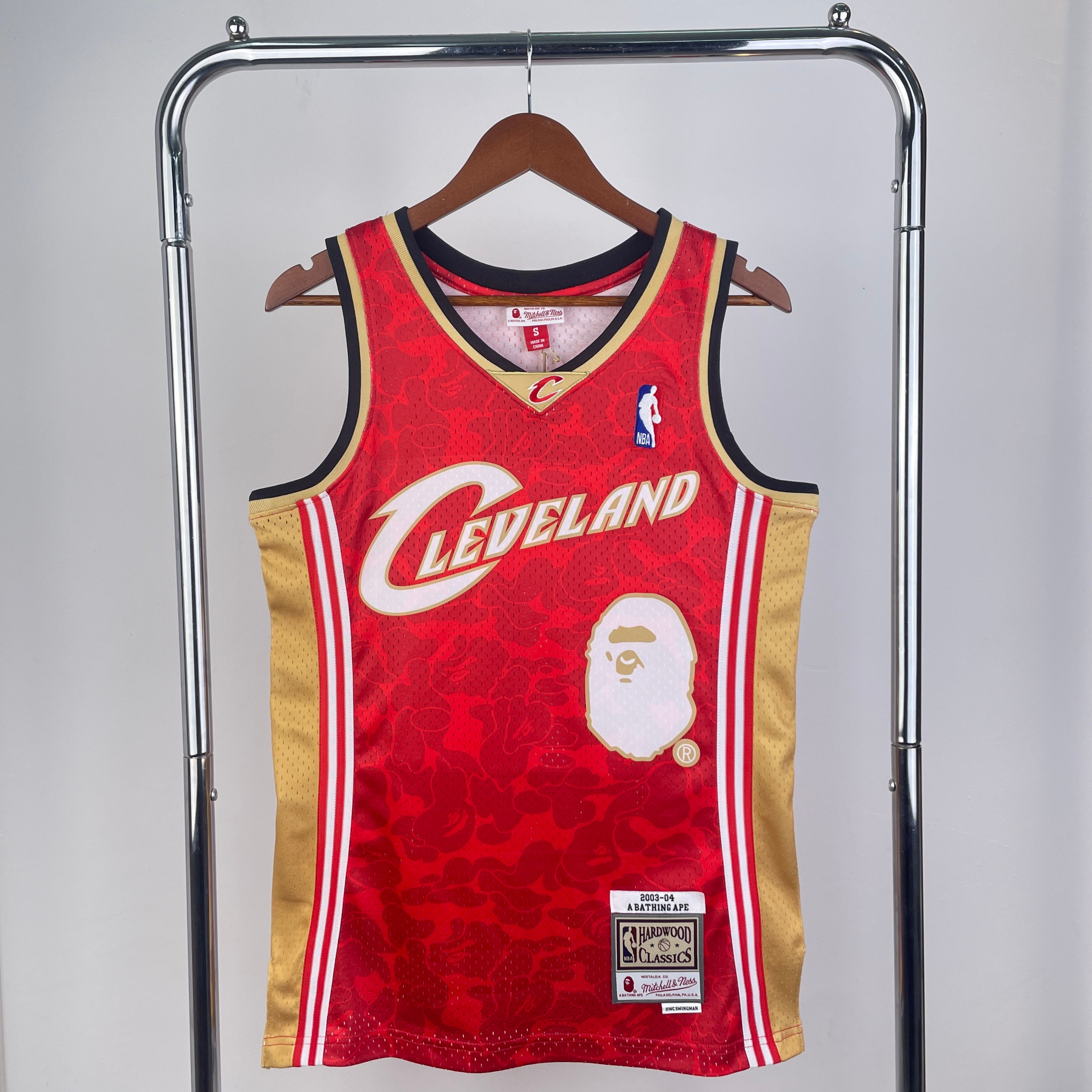 Cleveland Cavaliers 2003-04 Bape x Mitchell & Ness Hardwood Classics