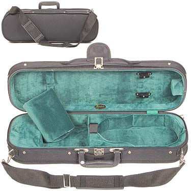 Thumbnail: Bobelock 1002  Velour Wooden Oblong Violin Case
