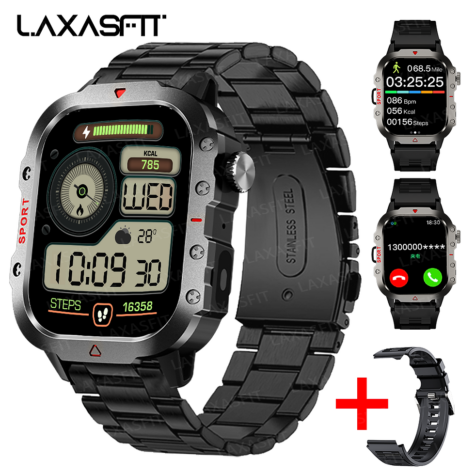 Miniatura: LAXASFIT Men Sports Smart Watch 1.71 Screen Blood Oxygen Bluetooth Talking Watch