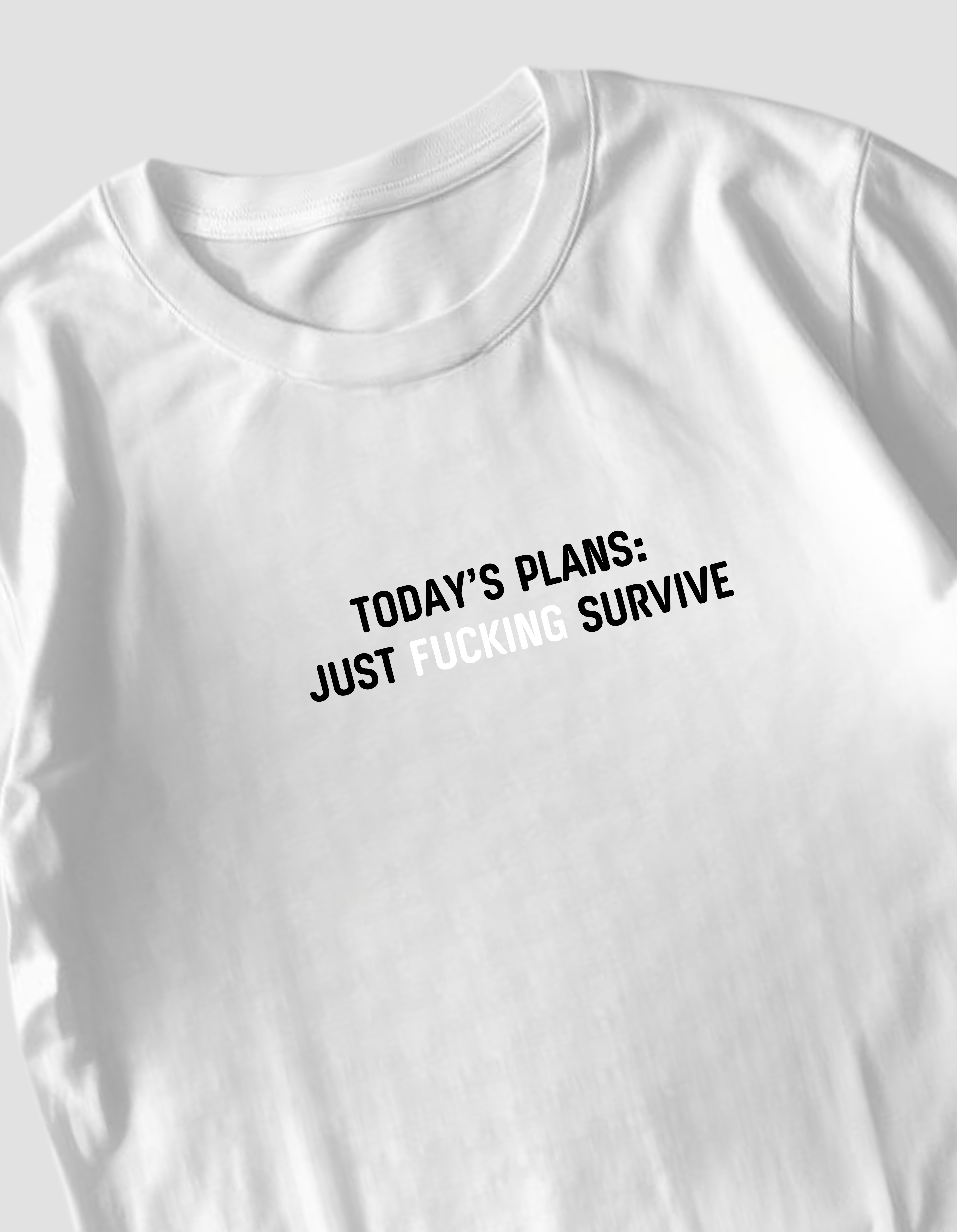 T-shirt With Print TODAY'S PLANS